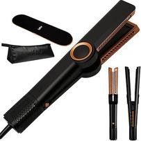 "Leto Hairstrait 2-in-1" plaukų tiesintuvas ir plaukų džiovintuvas - oro stilius, be karščio žalos, garbanų kontrolė, nuo drėgno iki sauso
