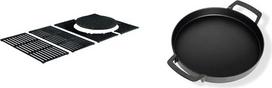 Enders® Switch Grid Rust-in-Grate System 7785 Ketaus, juoda & ® Switch Grill Pan, ketaus, dujinis grilis su Rust-in-Grate sistema, grilio grotelių priedai, 7792