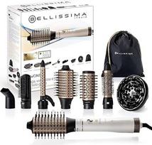 Imetec Bellissima Air Wonder, Heißluftbürste, Ionentechnologie, Bürsten mit Keramik- und Keratinbeschichtung, trocknet, verleiht Volumen, 8 Zubehörteile, 1000 W