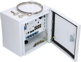 Extralink Minos | Outdoor PoE Switch | 8x RJ45 1000Mbps PoE, 2x SFP, 200W, L2, active cooling