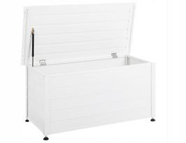 Lauko dėžė Beliani Lauko dėžė CAMPALTO Metal 123 cm 60 cm White | 557770 Bel | 4255664889768