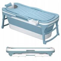Sulankstoma mobili vonia su PVC dangčiu – 143 cm