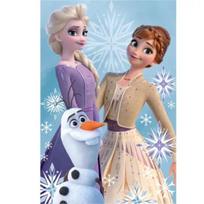 Vaikiškas pledas Disney Frozen Olaf ir Sesės, 100x150 cm