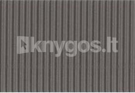 Gofruotas kartonas 50x70cm Folia pilkas