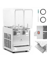 Dozatorius aušinamas gėrimų sulčių dozatorius dvigubas 2 x 10 l 290 W