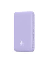 Mini maitinimo blokas 5000mAh 20W + USB-C laidas 20V / 3A violetinė