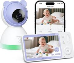 720P/5 colių kūdikių monitorius, kamera, PTZ 355° kūdikių monitorius, prijungtas vaizdo įrašas, išmanusis telefonas, vaizdo telefonas su išmaniuoju įspėjimu / naktiniu matymu