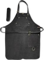 Angus Stoke Leather Prijuostė Juoda Originali Buffalo Leather BBQ Prijuostė - Vyrų ir moterų prijuostė - BBQ, Barista ir virimo prijuostė Henry