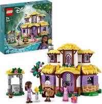 LEGO 43231 "Disney" norų Ašo namo rinkinys, atidaromas žaislinis lėlių namelis iš filmo "Norai" su Ašo, Sakinos ir Sabino mini lėlėmis bei žvaigždės figūrėle, vaikams, mergaitėms ir berniukams
