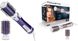 Rowenta CF9530 Rotacinis karšto oro šepetys "Active Volume & Shine" | 3 greičio lygiai ir šalčio lygis | Violetinis ir karšto oro šepetys CF9540 Šepetys "Activ Premium Care" | 2 šepetėlių priedai pridedami