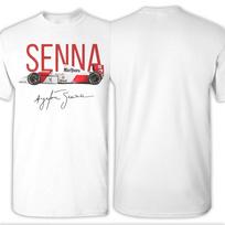 Linksmi Ayrton Senna lenktyninio automobilio marškinėliai Unisex Unisex marškinėliai apvalia iškirpte 100% medvilnės marškinėliai trumpomis rankovėmis Didelių dydžių drabužiai S