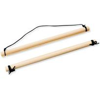 Tenugui gobelenas Medinis sieninis kabliukas Pagaminta Japonijoje Skersmuo 2cmx2.4cmx41cm M balta