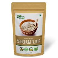 Ekologiška Zing gryna ir natūrali sorgų miltai | Jowar miltai | Sorgų miltai be glitimo | Daug skaidulų | Pagaminta Indijoje - 454 g (16 oz)
