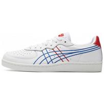 Onitsuka Tiger Gsm Sd Patogūs Kasdieniai Neslystantys Patvarūs Žemi Skate Batai Unisex Sportbačiai Balti Mėlyni Raudoni 1183A653-101 39.5
