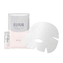 ELIXIR Clear Effect 6 Veido dėmių Shiseido kaukė, lakštai, pusvaistas, kaukė, drėkinamasis, priežiūra, baltas,