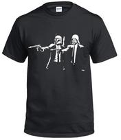 BANKSY Vader Pulp Fiction Star Wars Funny Vintage Kids Parody Unisex T-shirt Top S