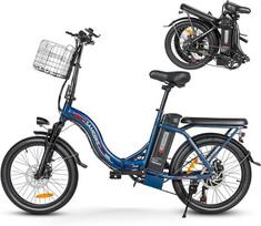 Vélo Électrique Pliant - SAMEBIKE - CY20-FT-DB - 250W - 20 Pouces - Autonomie 60 km
