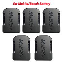 5 Packs įrankių laikiklio laikiklis, skirtas Makita / Bosch / Dewalt / Milwaukee 18 V ličio jonų akumuliatoriaus įrankio staklių gręžimo laikiklio lizdų stovas