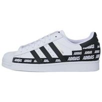 Adidas Superstar 'Wordmark Heel Stripe White Black' sportbačiai FX5558 37⅓
