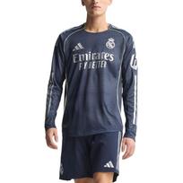 Adidas Žaidėjo Versija Real Madrid Išvykos Ilgomis Rankovėmis Futbolo Marškinėliai Vyriški marškinėliai JP3956 S