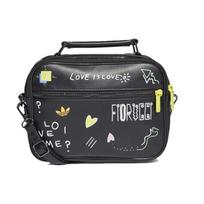 Adidas Originals Fiorucci Bendradarbiavimo Grafiti Pečių Krepšys Mini Moteriškas Juodas Adidas FL9638 Mini