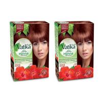 Chnos plaukų dažai - Bordo Spalvos 2 vnt. pakuotė - Vatika Naturals - Bordo 3.6 Spalva Pack of 2