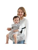 Momcozy nešioklė MOVE2FIT 2IN1 su klubų sėdyne, su tinkleliu (Pilka)