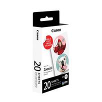 CANON ZINK™ 1.3” Pre-Cut Circle Sticker Pack, 20 sheets