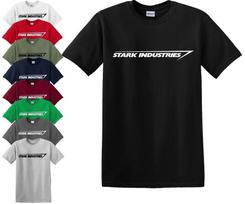 STARK INDUSTRIES Marškinėliai Geležinis Žmogus Skydas Marvel Komiksai Tėvo diena Dovana Viršutinė Dalies Marškinėliai 4XL