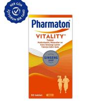 Pharmaton Vitality - Multivitaminų, mineralų ir korėjietiško ženšenio G115® maisto papildas, 30 tablečių 1 PRC