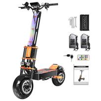 TOURSOR X8Pro Suaugusiųjų Sulankstomas Elektrinis Paspirtukas 4000W Dvigubas Variklis EScooter 60V38.8AH Baterija 13 Colių Padangos Beveikeliui E-Paspirtukas juoda/oranžinė