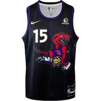 Nike X NBA Bendradarbiavimas Toronto Raptors 24/25 Sezonas Vince Carter Miesto Edition Patogūs Universalūs Apvalia Kaklo Krepšinio Marškinėliai FQ4394-010 S