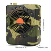 E67 Elektroninis paukščių šauktuvas Medžioklės masalas Skambučiai Kamufliažas Lauko 35W 100-240V Elektrinis medžioklės masalas Garsiakalbis MP3 Garsiakalbis Nuotolinio valdymo pulto rinkinys