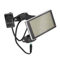 Elektrinio paspirtuko LCD ekrano matuoklis Dviračio spidometras Elektrinio paspirtuko ekrano valdymo panelė Vandeniui atsparus jungtis beige