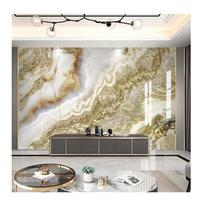 Fototapetas Modernus Abstraktaus Marmuro 3D Sienos Freska Svetainė TV Sofa Miegamasis Prabangi Freska Namų Dekoras 200 cm(W) x 140 cm(H)