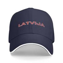 Latvija Red Latvia Baseball Cap Hip Hop Rave Dropshipping Men's Baseball Women's Adjustable kamufliažas