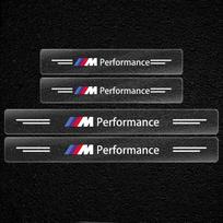 4 vnt. automobilio slenksčio apsauga, skaidrus dekoratyvinis lipdukas su M LOGO ženkleliu, 3D lipdukas, skirtas BMW M Performance E36 E46 E60 E90 E91 E92 E93 F30 F20 X1 X3 X5 X6 X7