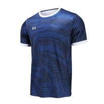 Under Armour Lauko sporto serija Treniruočių Bėgimo Fitneso Greitai džiūstantis Laisvas trumpomis rankovėmis T-shirt Vyriški Viršutiniai drabužiai Vandenyno mėlyna 25500516-409 L