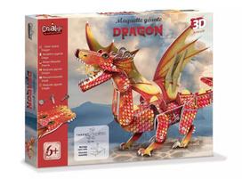 3D sulankstomas drakonas Crea Lign