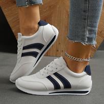 Moteriški laisvalaikio lengvi kvėpuojantys sportiniai bateliai Pavasaris Ruduo Nauji universalūs bėgimo kedai De Mujer Tenis Jeans 36