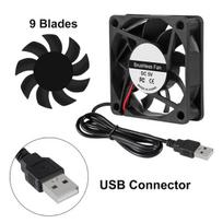 4 vnt. 80mm Usb aušinimo ventiliatorius 5v Dc 4200rpm