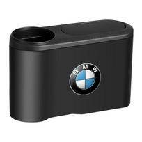 1 vnt. Nešiojama pakabinama mini automobilio šiukšliadėžė, šiukšlių krepšys, šiukšliadėžė su dangčiu BMW 1 3 5 7 serijos M3 M5 F01 F20 F10 F13 F16 F34 E84
