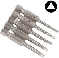 Fixinus 5 vnt. magnetiniai trikampiai atsuktuvo antgaliai, 50 mm, S2 plienas