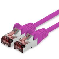 Cat6 tinklo kabelis 10m, Sftp, magenta, 1000Mbit/s