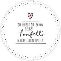 Apvalus pelės kilimėlis, 22 cm skersmens, su konfeti dizainu