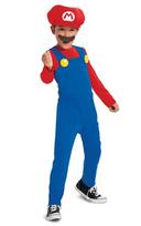Vaiko Kostiumas - JAKKS PACIFIC - Mario - Kostiumas su Kepure ir Usais - Saugus - Dydžiai S ir M