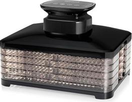 "Zeegma Dry Chef Pro" maisto ir grybų džiovyklė 400 W galios, vaisių ir daržovių dehidratorius, 5 sieteliai, 35-70˚C temperatūros reguliavimas, recirkuliacijos laikmatis iki 72 val.
