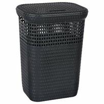 DEA-home dea homeart439an 60 L rotango skalbinių krepšys, 44 x 35 x 60 cm, antracito spalvos Z439M097
