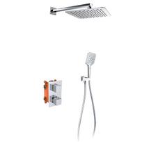 Termostatinė dušo sistema - potinkinė TURTL Versa 3393S-001, chromo