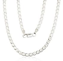 Vyriška sidabrinė grandinėlė „Marina“ 3 mm, diamond-cut, 925°, 60 cm